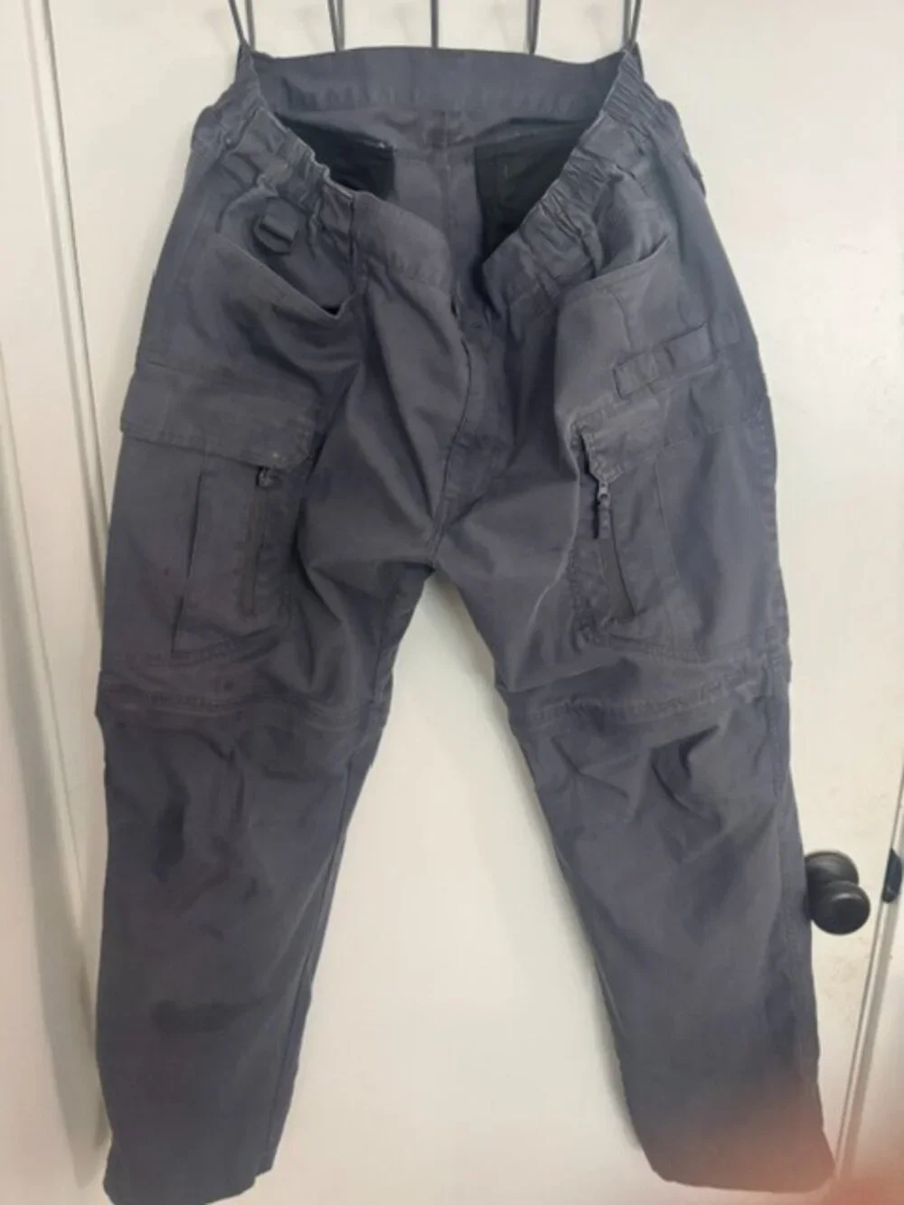 Men's Tactical Cargo Pants - Charcoal Gray, 36x32